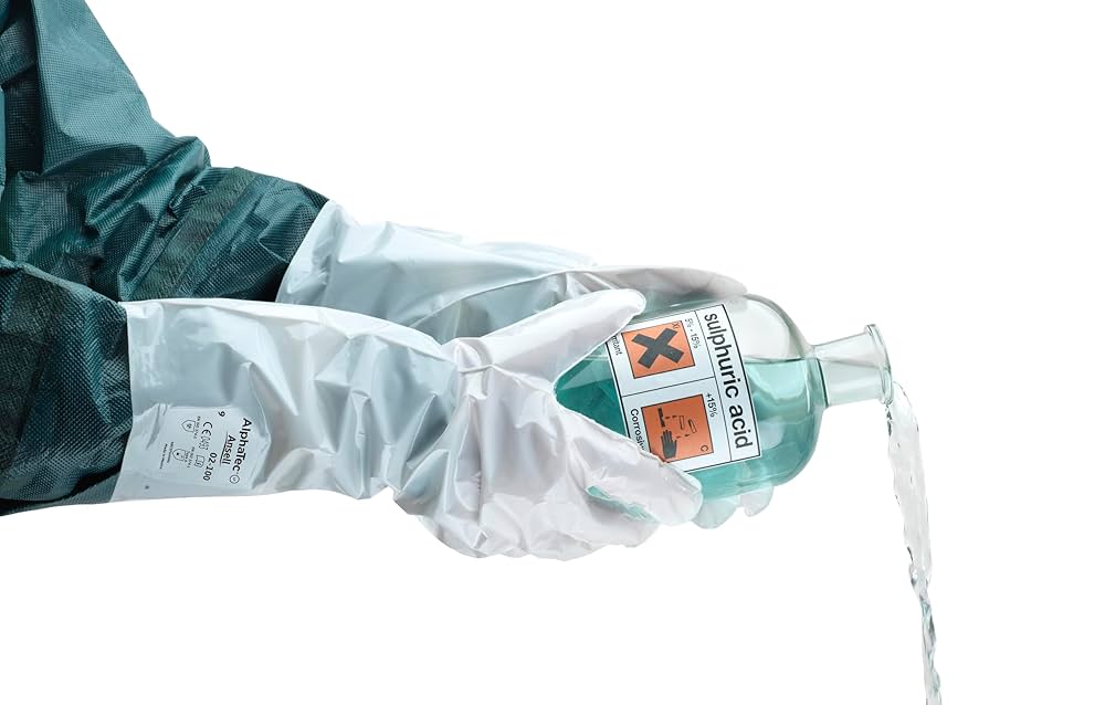 Amazon.co.jp: [Ansell] アンセル 耐溶剤作業手袋 【AlphaTec